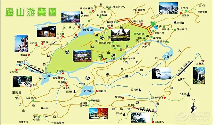 【攜程攻略】廬山風(fēng)景區(qū)三疊泉適合朋友出游旅游嗎,三疊泉朋.